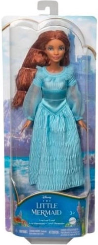 Disney Arielle, die Meerjungfrau – Modepuppe an Land mit charakteristischem blauen Kleid – Arielle