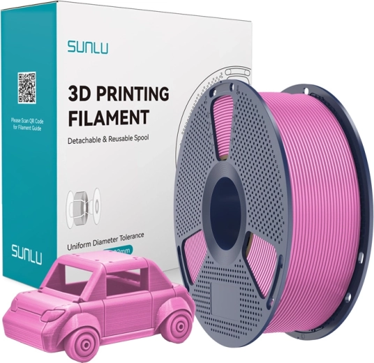 Sunlu PETG-Filament mit Oberflächenfinish, Rosa