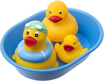 3 schwimmende Entchen für spielerisches Baden