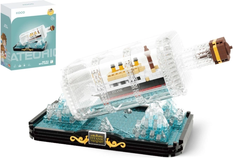 KOCO Bausatz Titanic in der Flasche – 918 Teile