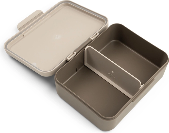 Done by Deer Lunchbox mit Trennwand Tiny trails sandfarben