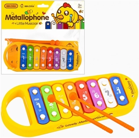 Kinder-Metallophon mit 8 Tönen