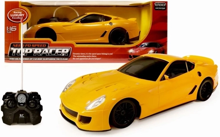 Top Racer ferngesteuertes Auto – Gelb