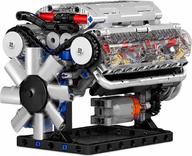 Funktionierende Mechanik wie bei einem echten Motor