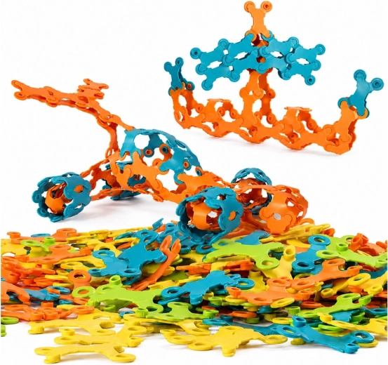 138 bunte Teile für endloses Bauen