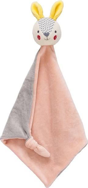 Petit Collage Schmusetuch Häschen rosa aus Bio-Baumwolle