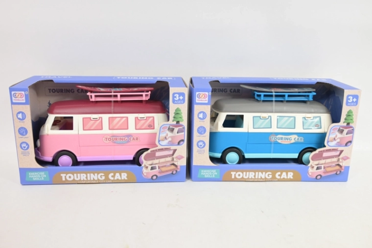 Retro-Campervan mit Licht und Sound 24 cm