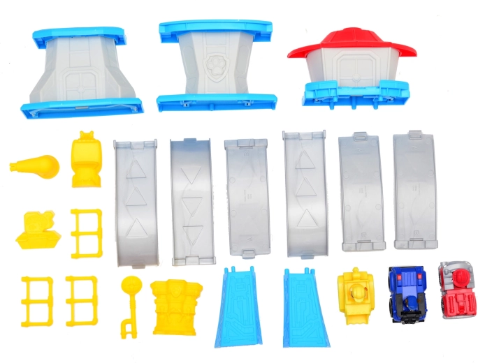 Bunte Teile und einfache Montage