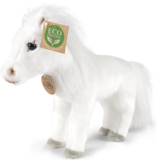 Plüschpferd weiß 24 cm umweltfreundlich