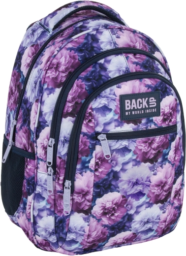 Schulrucksack BackUP Violet Bloom