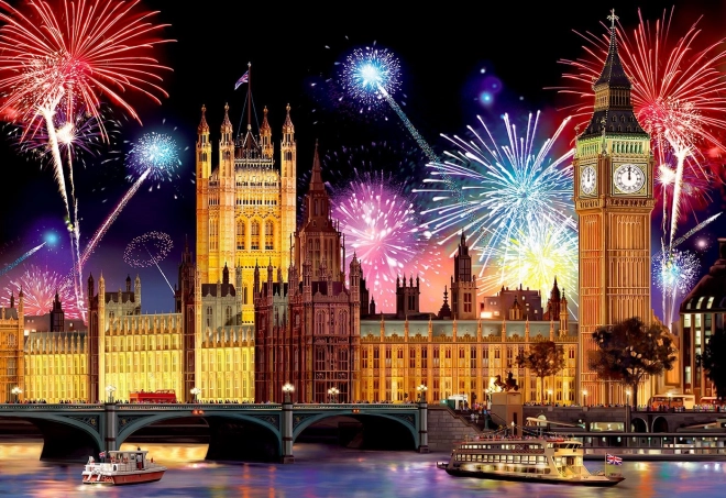 Nächtliches London voller Farben