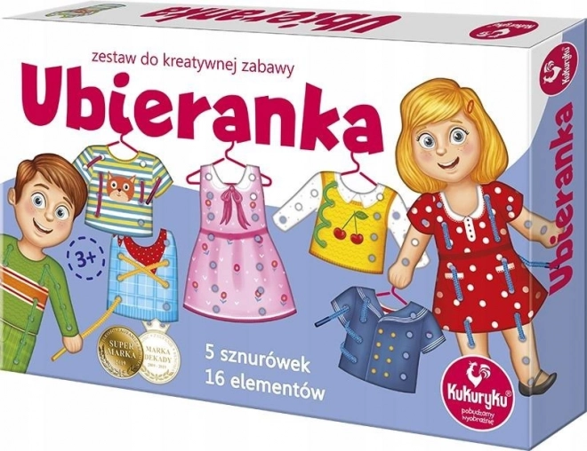 Fädel-Kreativset für Kinder Ubieranka