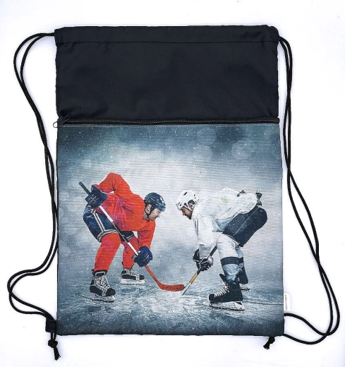 Beutel für Hausschuhe CONCORDE Eishockey, grau