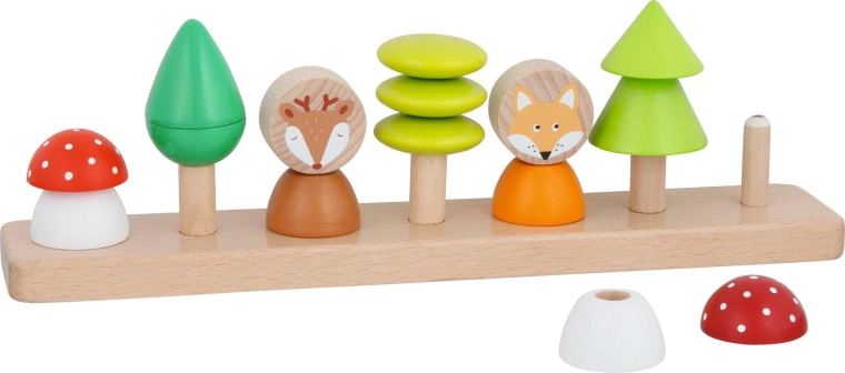 Farb- und Formensortierspiel Waldtiere – 1 Stück