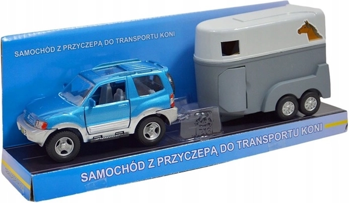 Jeep mit Pferdeanhänger
