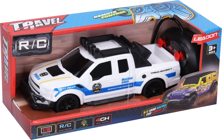 Polizei-RC-Auto mit Fernsteuerung, 23 cm