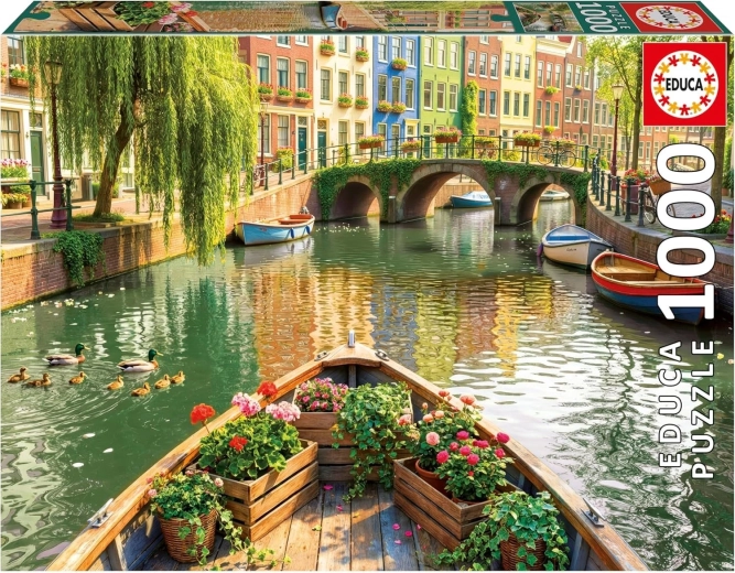 Educa Puzzle Bootsfahrt durch Amsterdam 1000 Teile