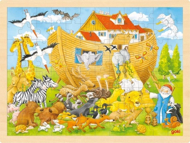 Goki Holzpuzzle Arche Noah 96 Teile