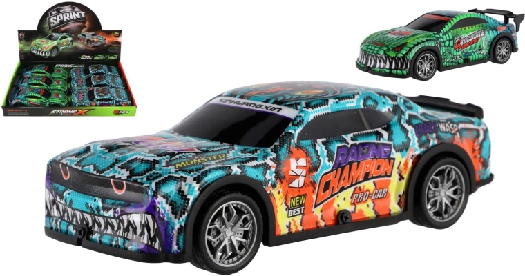 Rennwagen mit Schwungradantrieb mit Licht und Sound 19,5 cm