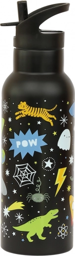 A Little Lovely Company Edelstahl-Trinkflasche 500 ml – Weltraum