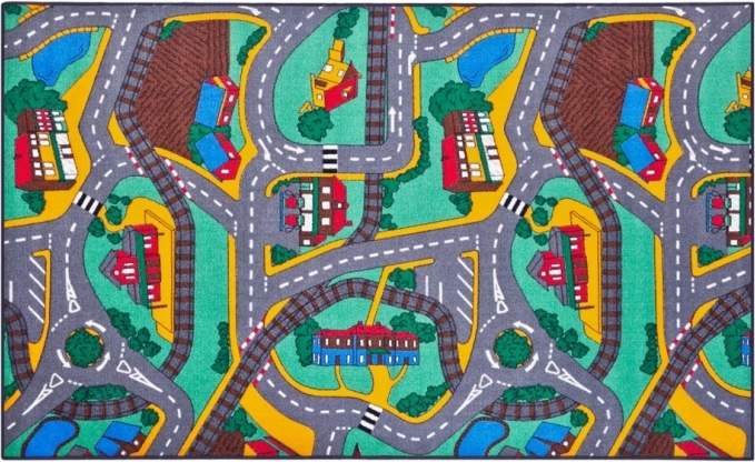 Spielteppich Straßen mittel