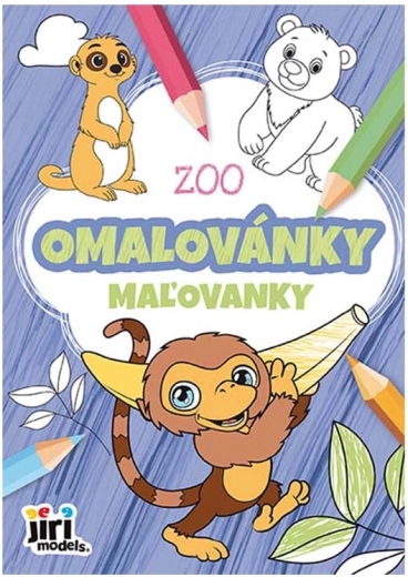 Malbuch A5 Zoo JIRI MODELS