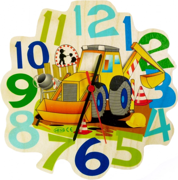 Hess Kinder-Holzuhr Bagger
