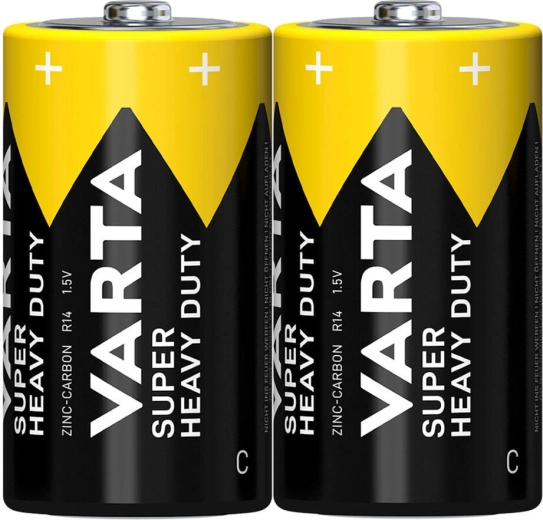 Batterien C R14 VARTA SuperLife Zink-Kohle (2 Stk.)