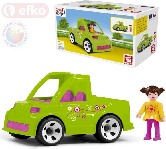 Efko Igráček MultiGO Set Auto mit Gärtnerin im Karton