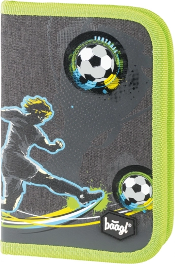 Schuletui Fußball – einlagig ohne Inhalt