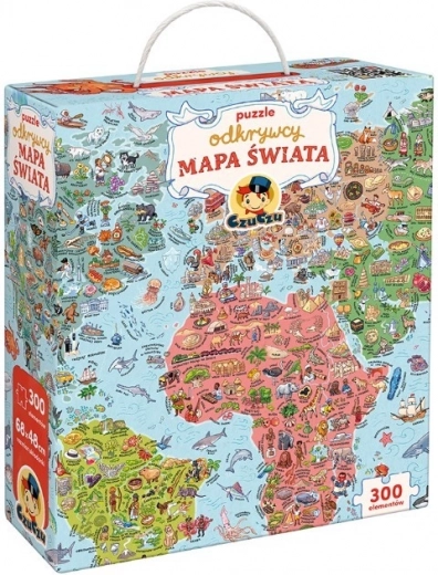 Entdecker-Puzzle – Weltkarte 300 Teile