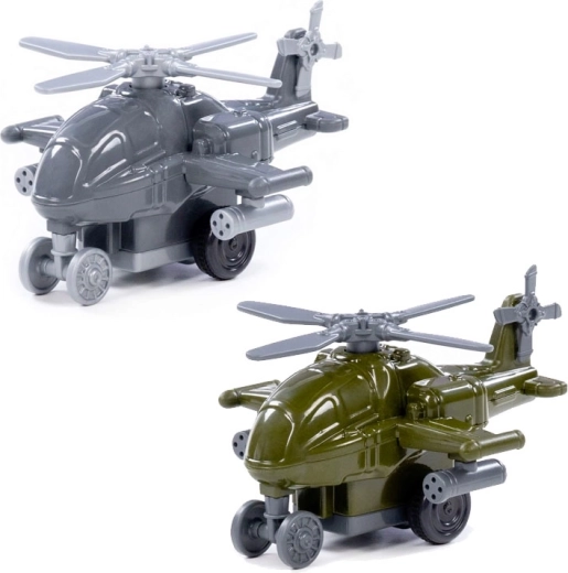 Militärischer Hubschrauber mit Schwungrad 13 cm Polesie