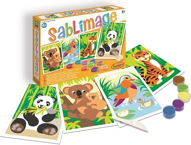 Sentosphere Sablimage mini Sandbilder – bedrohte Tiere