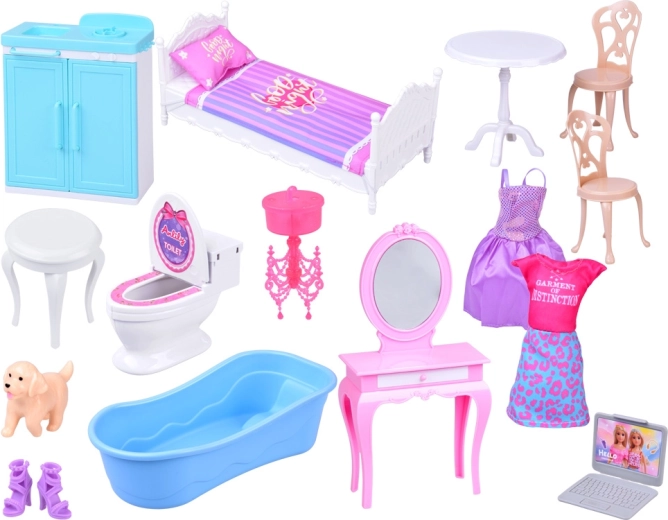 Koffer mit umfangreichem Zubehör