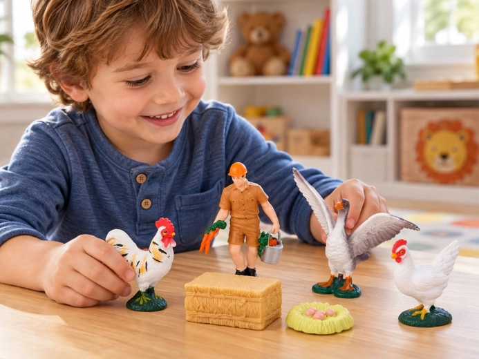 Detailreich gestaltete Figuren