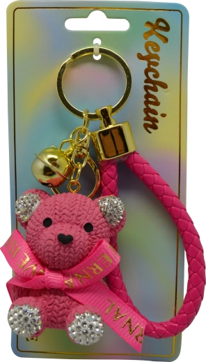 Schlüsselanhänger Rosa Bär