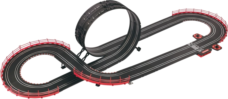 Actionreiche Rennbahn mit Looping