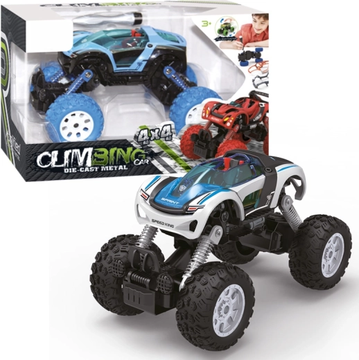 Schraubbares Auto 1:32 mit 4WD-Antrieb und Pull-Back-Funktion