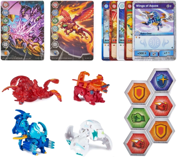 Komplette Bakugan-Kampfkollektion