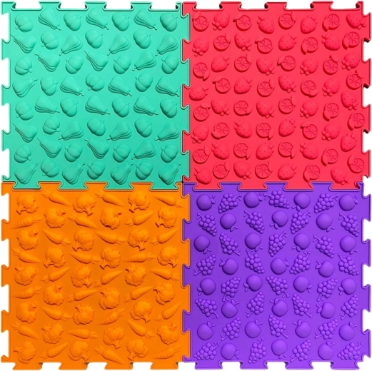 Verschiedene Texturen für Massage und taktile Stimulation