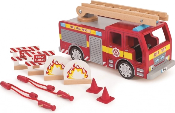 Tidlo Holz-Feuerwehrauto