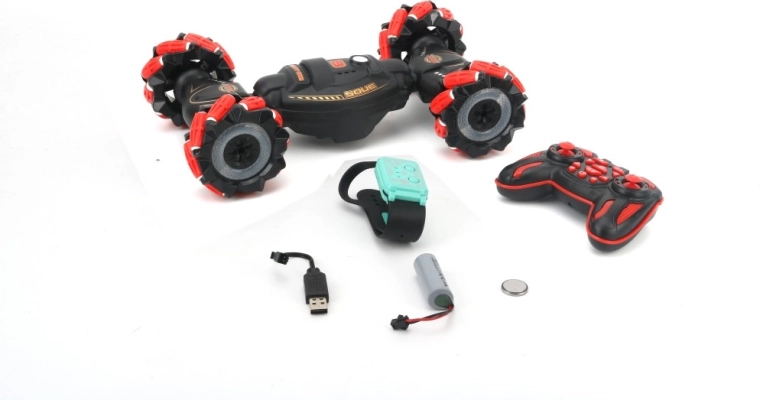 RC-Stuntauto mit Fernbedienung 4×4 mit Lichtern und Sounds – 1 Stück