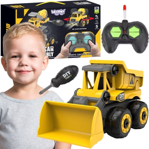 Woopie ferngesteuerter DIY-Baubulldozer