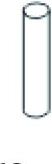 JAMARA Stift 2,5 × 11,8 mm – 10 Stück
