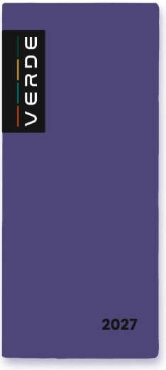 Monatskalender in PVC-Umschlag Violet 2027