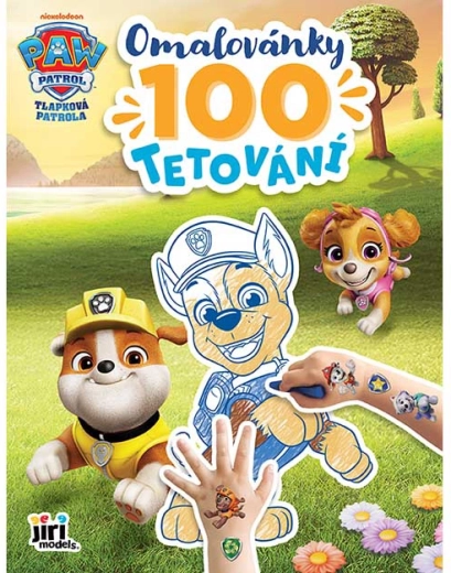 Malbuch und 100 Tattoos Paw Patrol – Die Helfer auf vier Pfoten