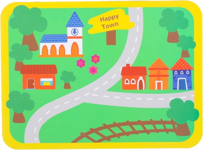 Happy-Town-Spielunterlage für Rollenspiele