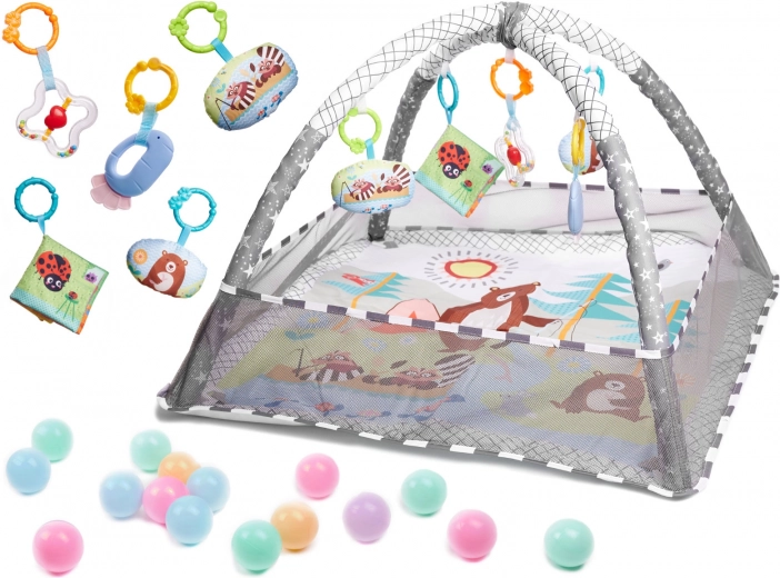 Multifunktionale Babygym mit Bällen