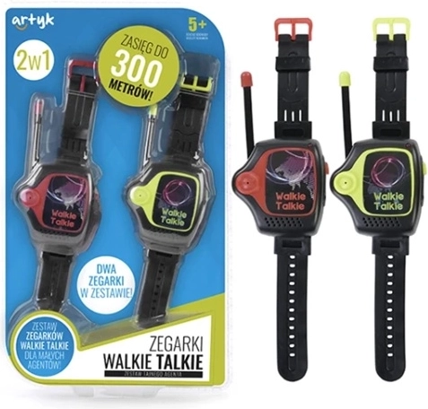 Kinderuhren mit Walkie-Talkie-Funktion und einer Reichweite von bis zu 300 m – 2 Stück