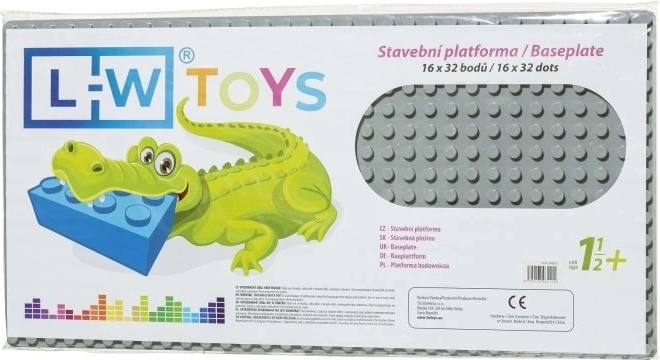 Baubasis Junior 16x32 grau